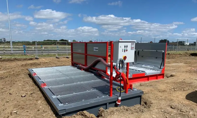 SiteWash 4 with steel tank. Construction. Reference INS-011.