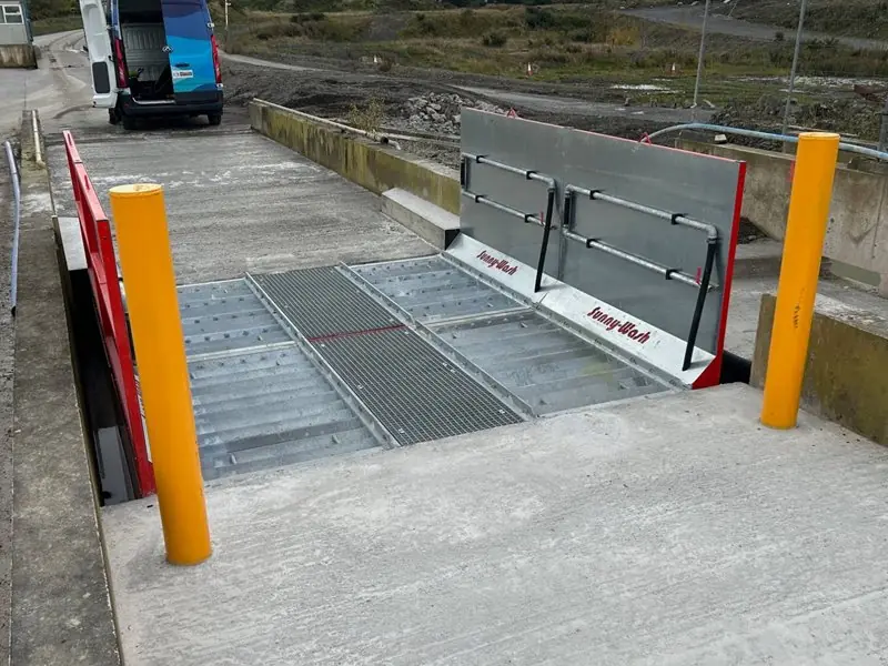 SiteWash 4 four metre drive-through wheel wash