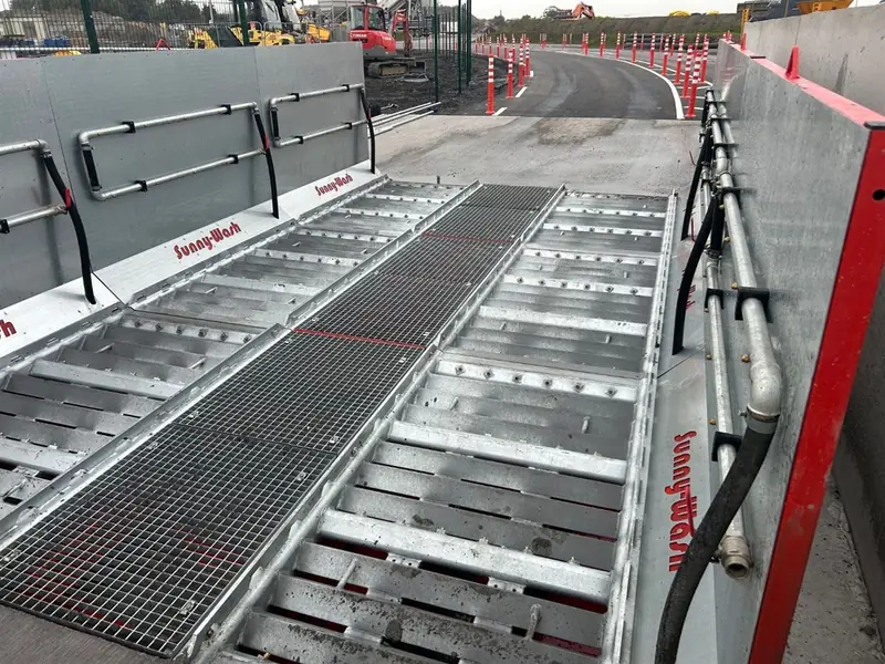 SiteWash 6 six metre drive-through wheel wash