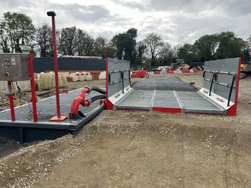 SiteWash stainless steel control panel