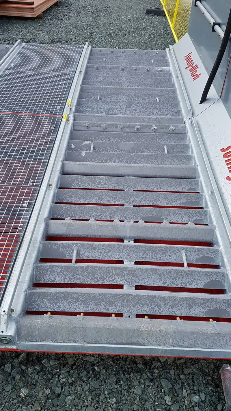 SiteWash spray nozzles in the wash grid